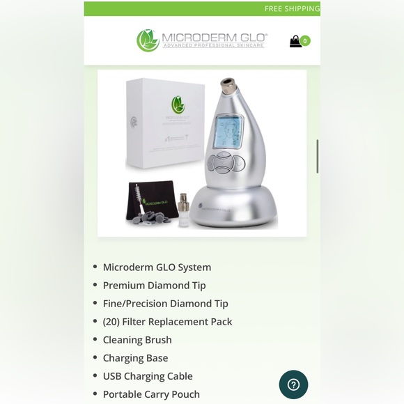 MicrodermGlo home microdermabrasion skincare device - Picture 4 of 7